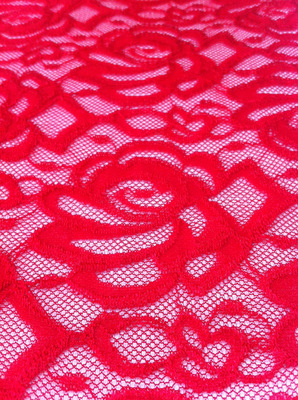 【蕾絲面料 立體圖案 廠家直銷 精美玫瑰圖紋 舒昂女裝面料】價格,廠家,圖片,化纖面料,紹興縣舒昂紡織品-