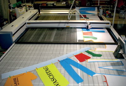 用激光精確切割紡織物