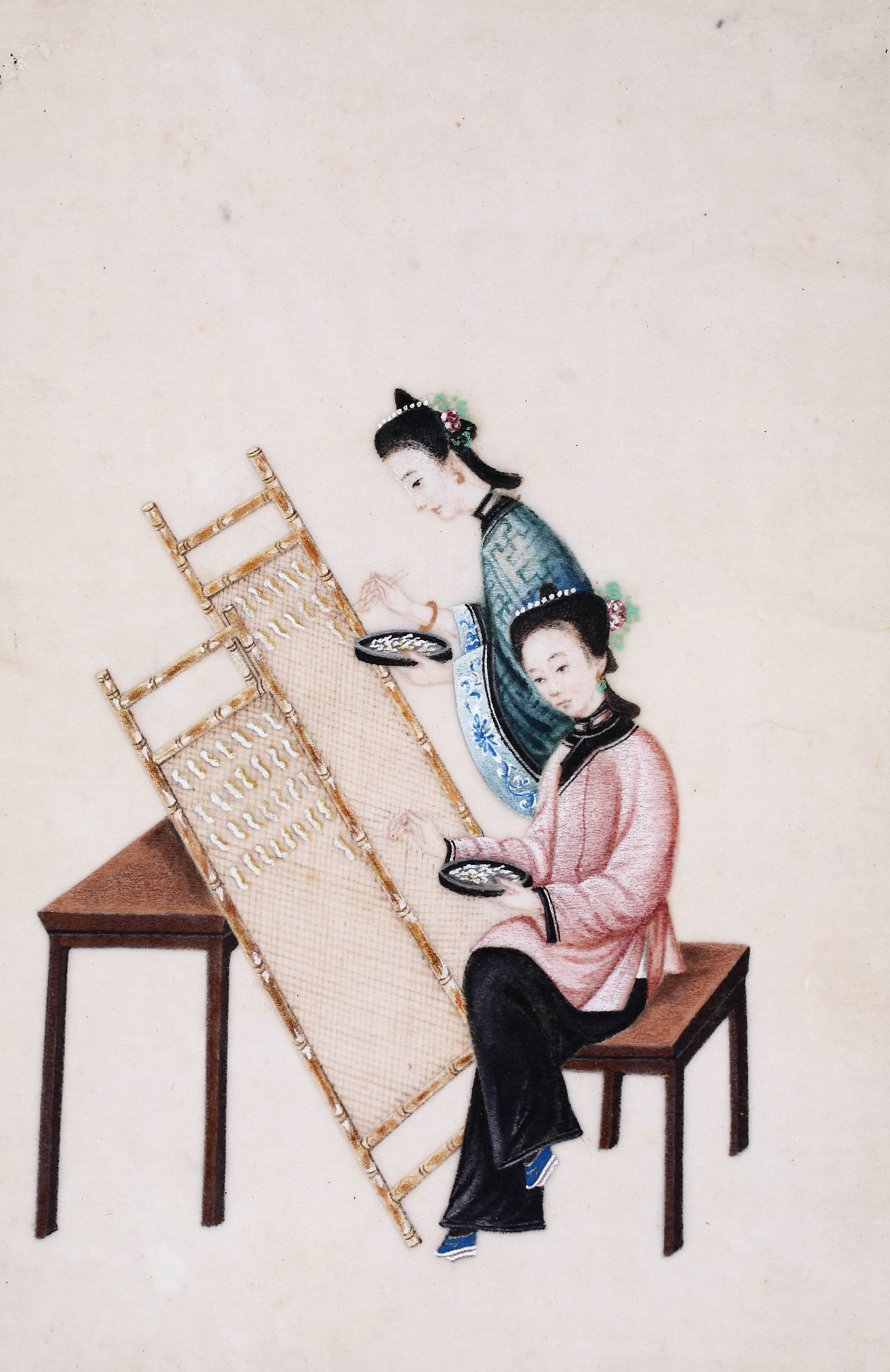 二眠古代紡織技術