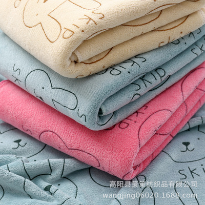 【磨毛印花浴巾 沙灘巾 70*140cm 韓國三秒快干巾 熱賣中】價格,廠家,圖片,浴巾、沙灘巾,高陽縣策策紡織品-