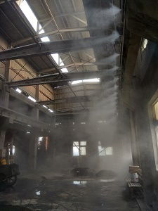 內江資中噴霧機報價車間噴霧除塵系統運輸安裝簡便