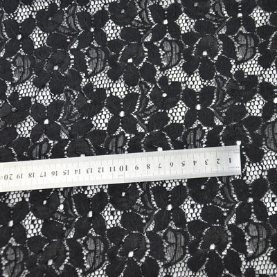 【大量現貨全錦提花蕾絲紡織面料低價批發供應 彈力蕾絲布料】價格,廠家,圖片,花邊類,廣州美靚絲紡織品-